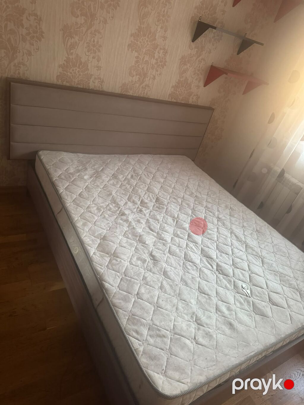Yataq dəsti – qaldırılan baza və şkaf - İki nəfərlik çarpayı: yumşaq — Yataq otağı mobilya dəstləri, Saray (2)