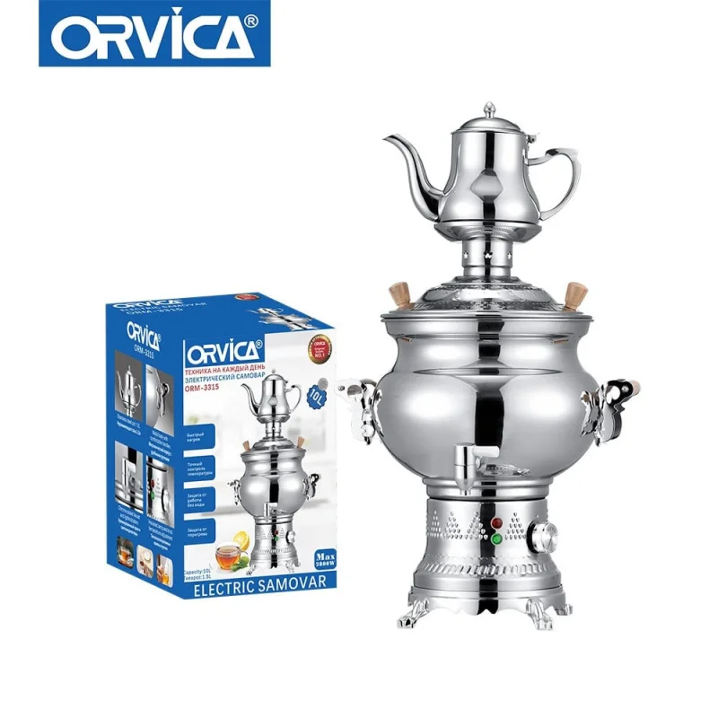 Samovar Orvica TECH_ORM-3315 10.0L 2800W Polad — Bakı