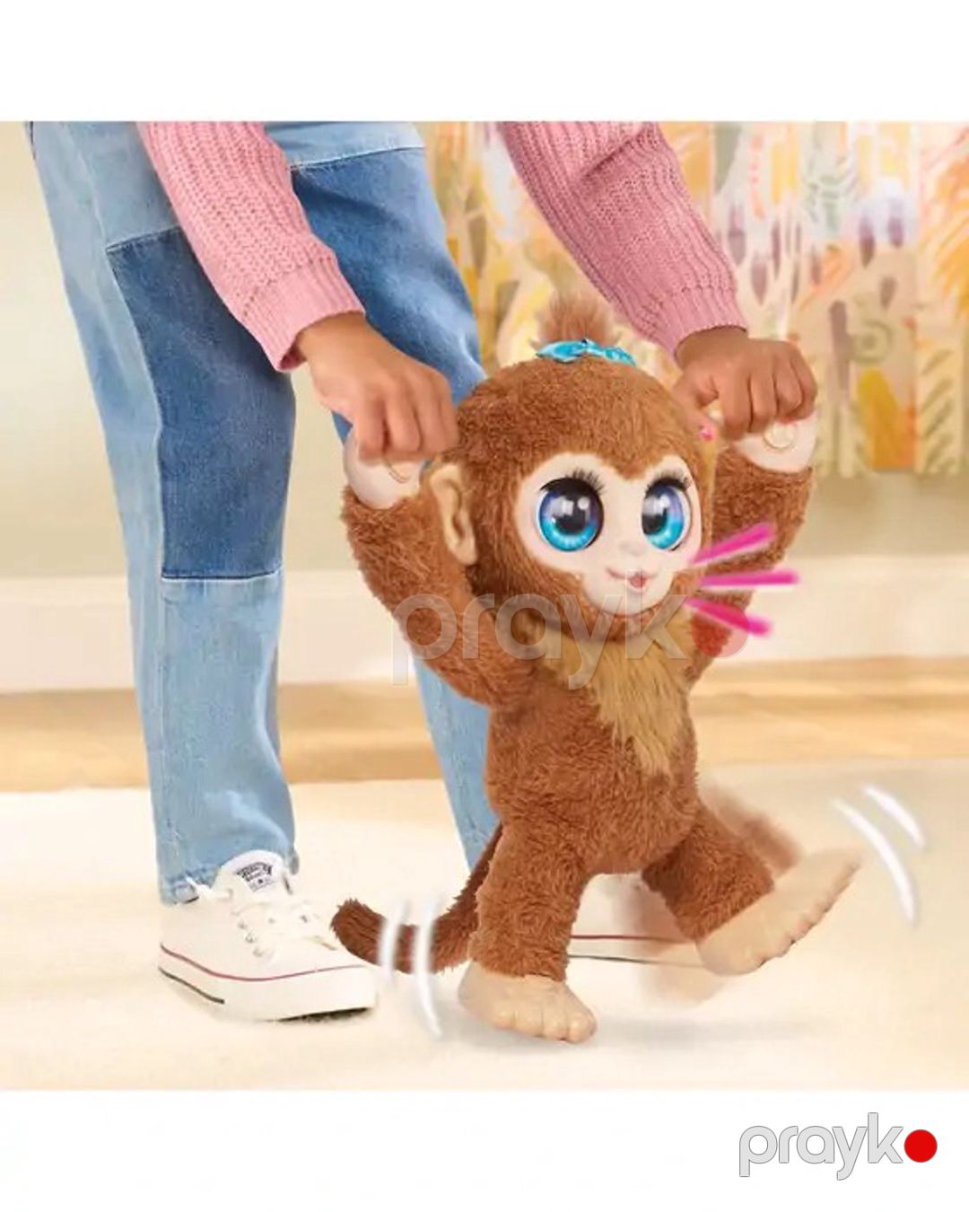 İnteraktiv yumşaq oyuncaq Just Play FurReal Playful Monkey, plüş, qəhvəyi — Mallar, Bakı (3)