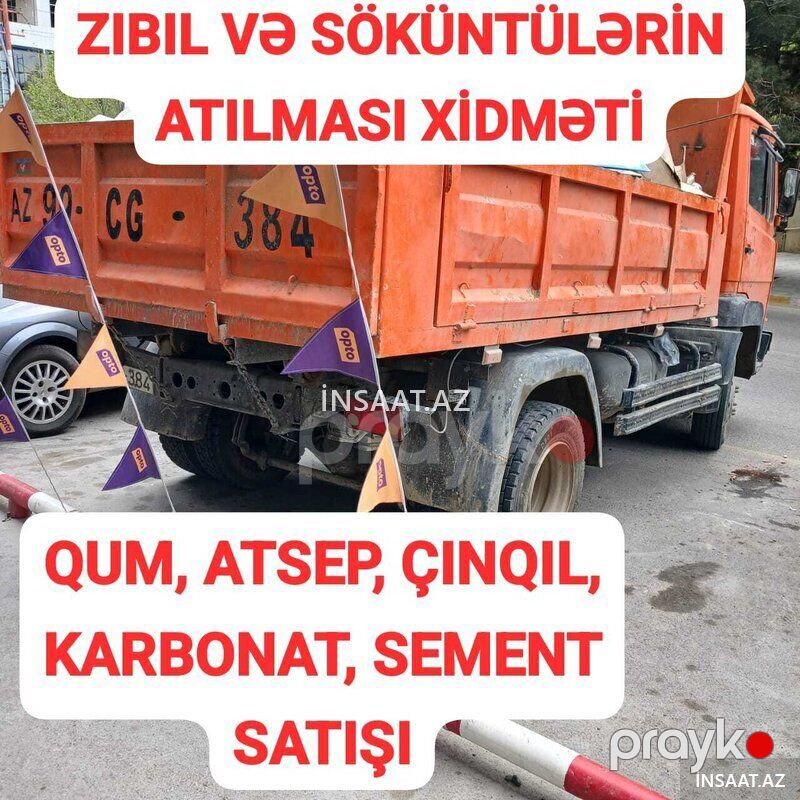 Söküntü,tullantı zibil daşıma xidməti — Yük daşıma xidmətləri, Bakı (8)