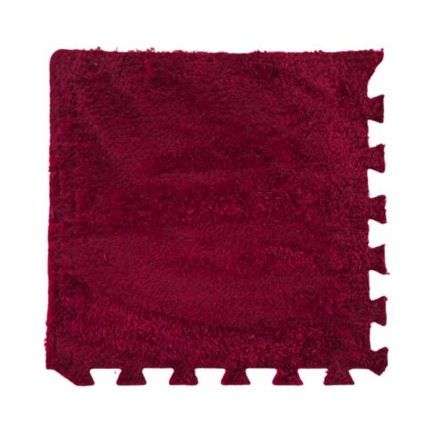 Uşaqlar üçün döşəmə-pazl 77180620, EVA, 30x30x1 sm, 10 hissə, tünd qırmızı — Bakı