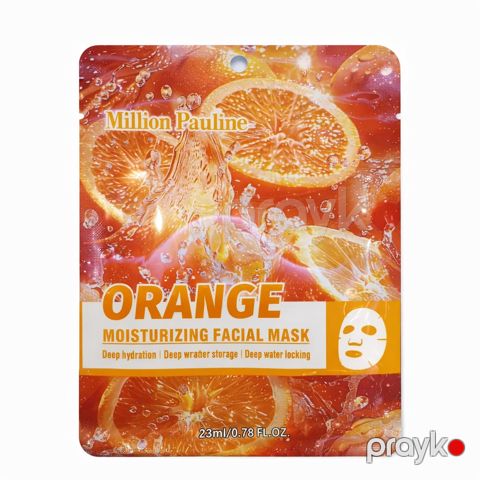 Üz üçün parça maska Million Pauline Orange Moisturizing, 23 ml — Bakı