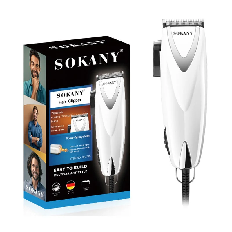 Sokany SK-745 – Peşəkar Güclü Saç və Saqqal Kəsən Maşın (Kabel ilə) — Saç kəsmə maşınları, Bakı (2)