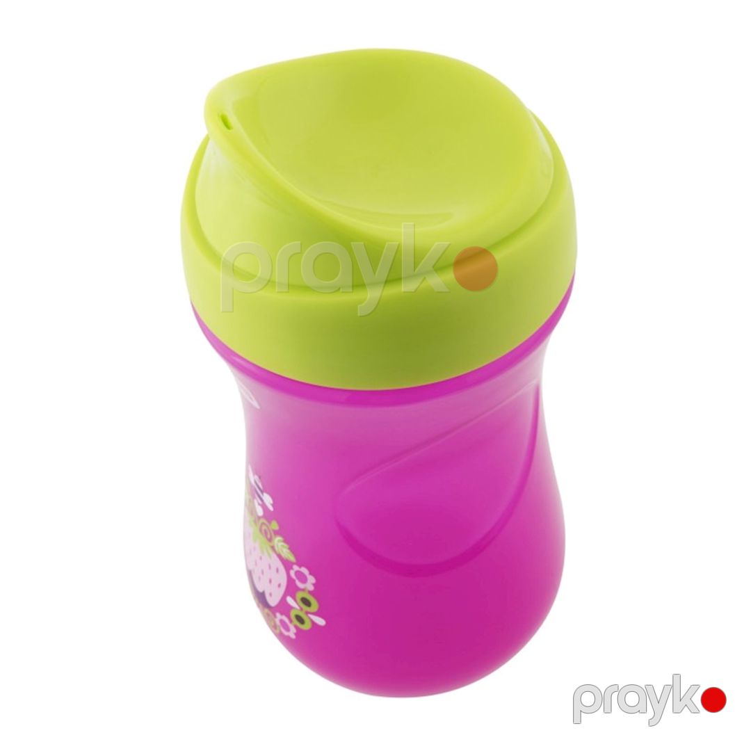Fincan Chicco EasyCup Girl, çəhrayı/yaşıl, 266 ml — Mallar, Bakı (2)