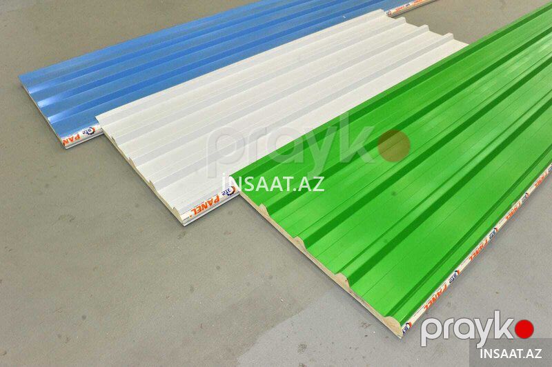 50 mm Pir sendviç panel – yanğına davamlı izolyasiyalı panel — Tikinti blokları, kərpic və panellər, Bakı (3)