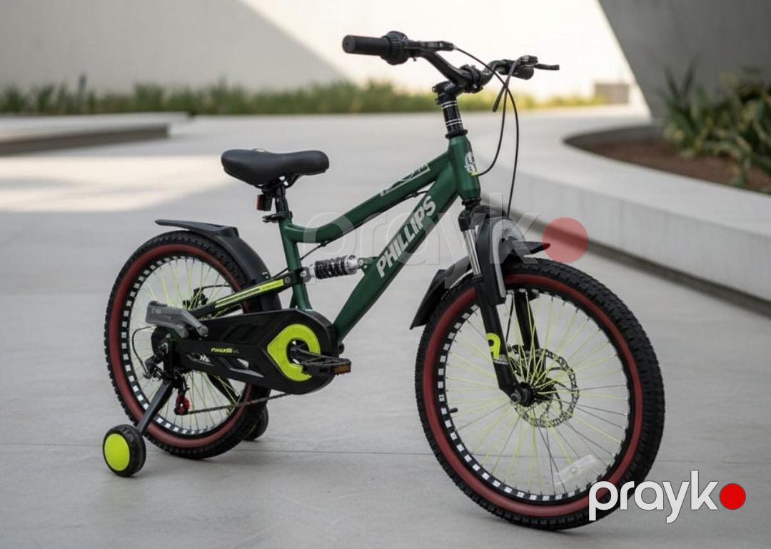 Uşaq velosipedi X20, yaşıl — Velosipedlər, Bakı (2)