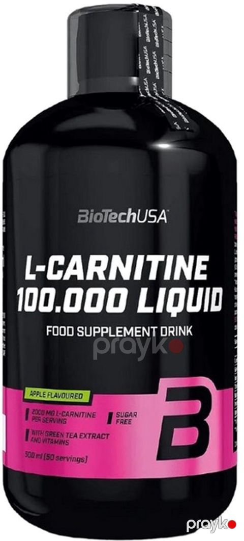 Yağ yandırıcı BioTech L-Carnitine Apple 10000 mg, 500 ml — Bakı