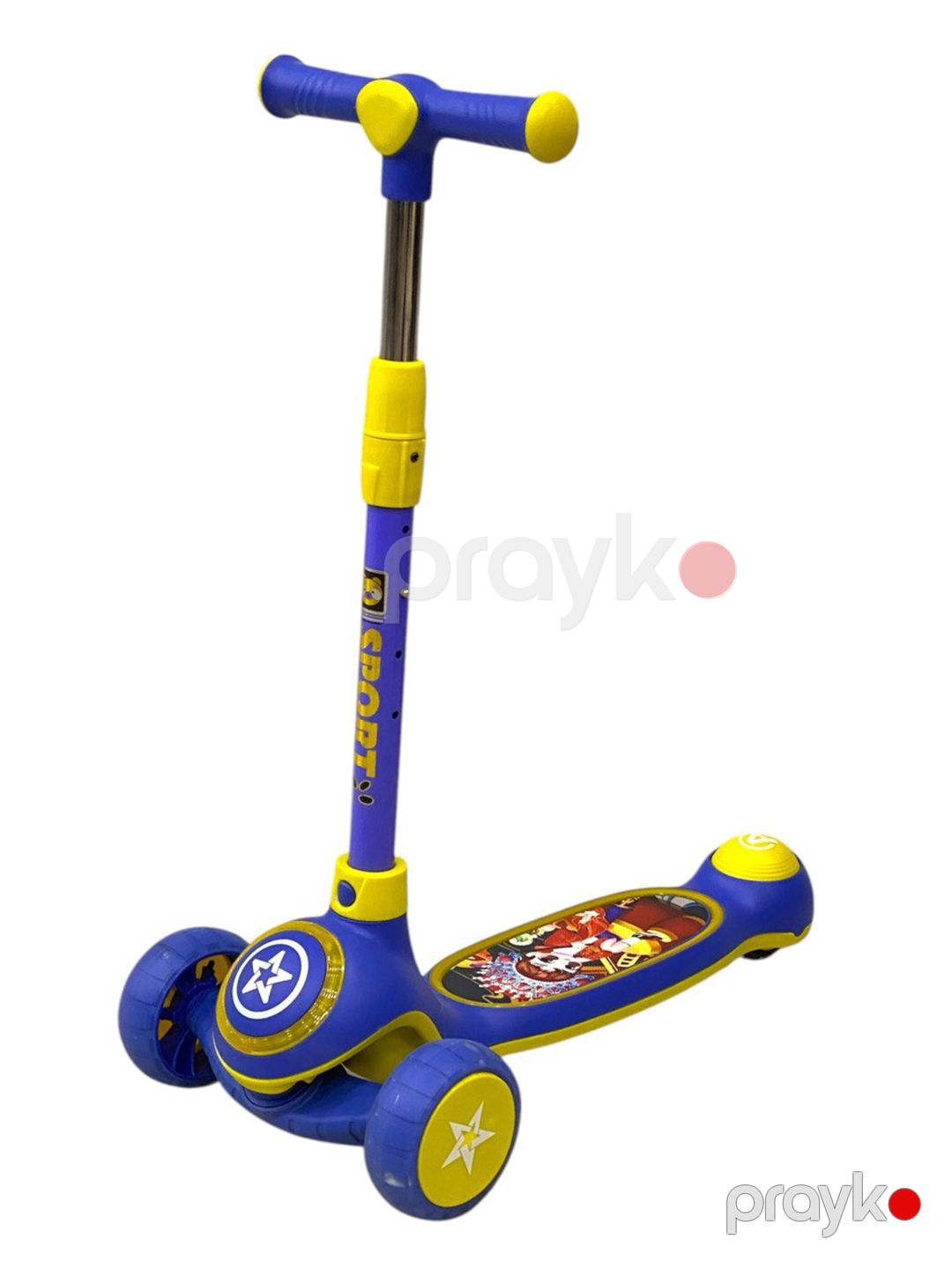 Uşaqlar üçün samokat Sport 2346_blue, göy — Mallar, Bakı (2)