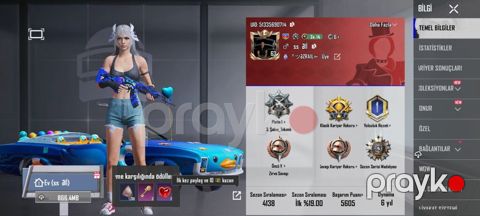 Pubg Mobile hesabı – kolleksiya və laboratoriya yüksəltmələri ilə — Sumqayıt