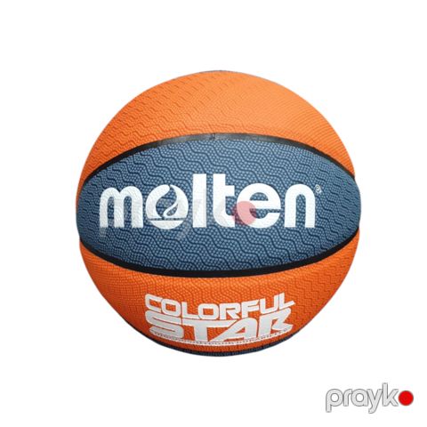 Basketbol topu Molten, dəri, ölçü 7, narıncı/boz — Bakı