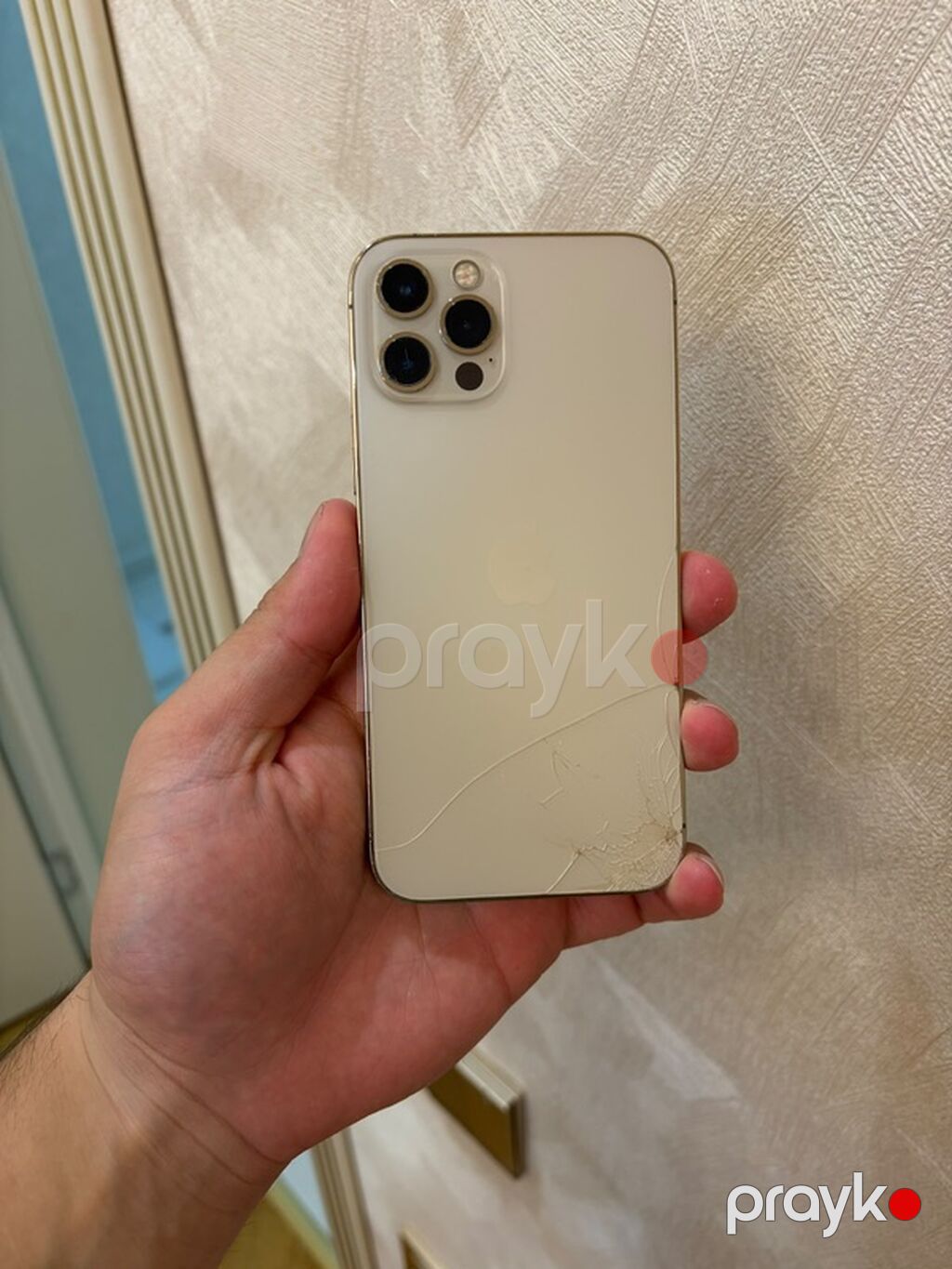 IPhone 12 Pro, 128 GB, Qızılı, Qırıq — Apple iPhone, Bakı (4)