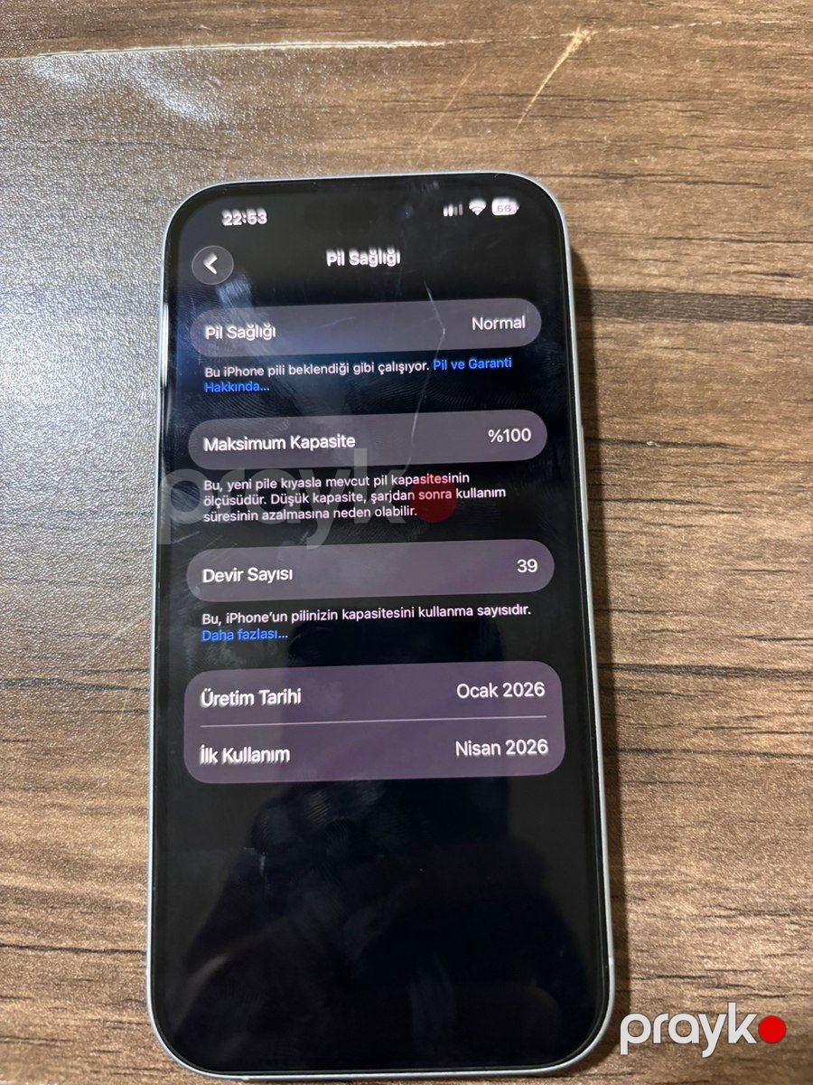 Apple iPhone 16 White 128GB/8GB — Smartfonlar, Bakı (3)