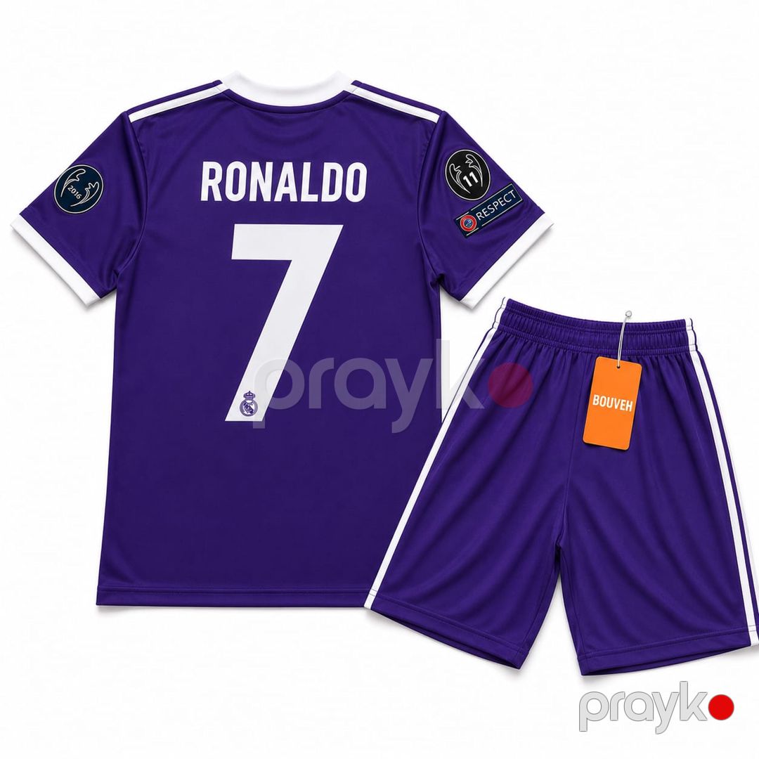 İdman kostyumu azarkeşlər üçün 56663727 Ronaldo 7, bənövşəyi, ölçü 26 — Mallar, Bakı (2)
