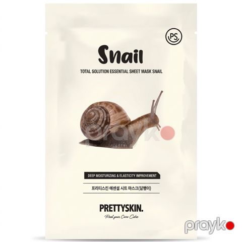 Üz üçün parça maska Prettyskin Total Solution Essential Snail 23 q — Bakı