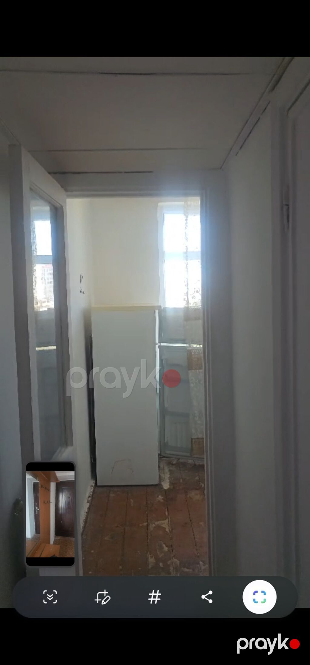Kirayə üçün 1 otaqlı mənzil - Girişdə dəmir qapı, koridorda asılqanlı — Mənzil, Bakı (7)