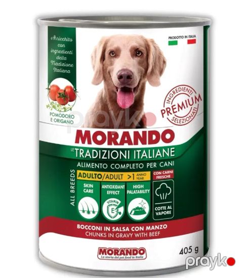 İtlər üçün nəm yem Morando Tradizioni mal əti ilə 405 q - 8007520027755 — Bakı