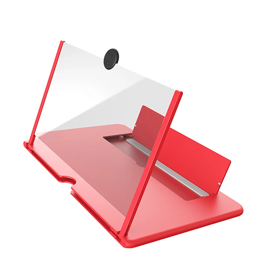 Telefon üçün altlıq Wecool Folding Screen Enlarger 3D-ekran ilə 12" Red — Bakı