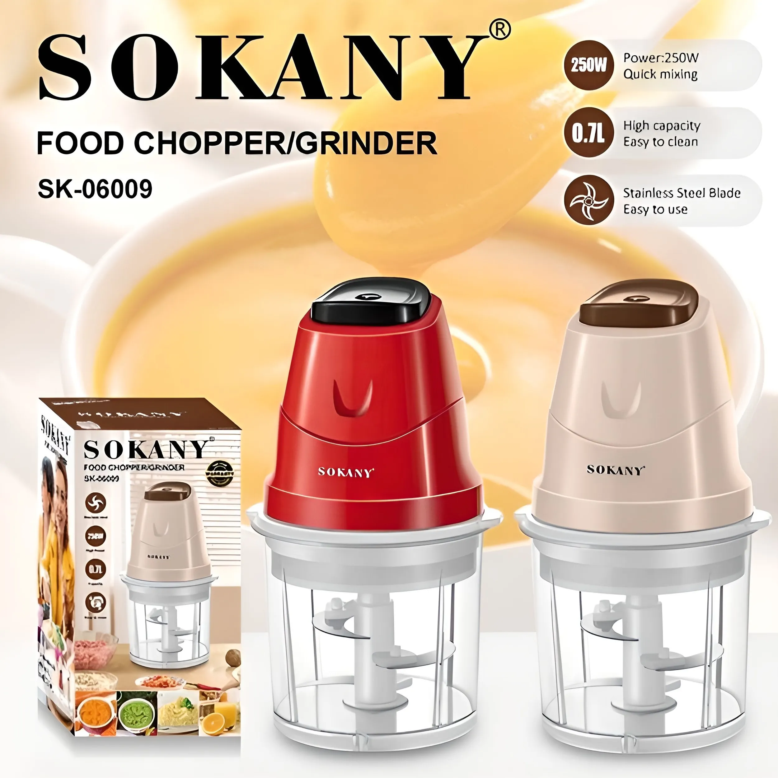 Universal doğrayıcı Sokany SK-06009 — Mətbəx kombinaları və maşınları, Bakı (2)