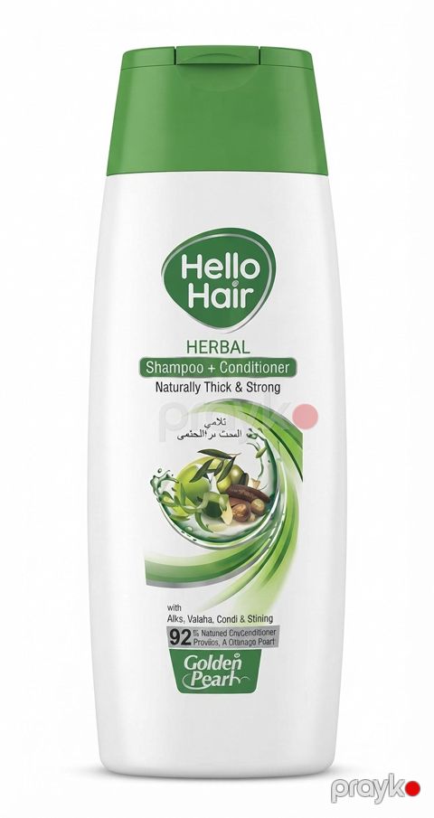 Saçlar üçün şampun-kondisioner Golden Pearl Hello Hair Herbal 360 ml — Bakı