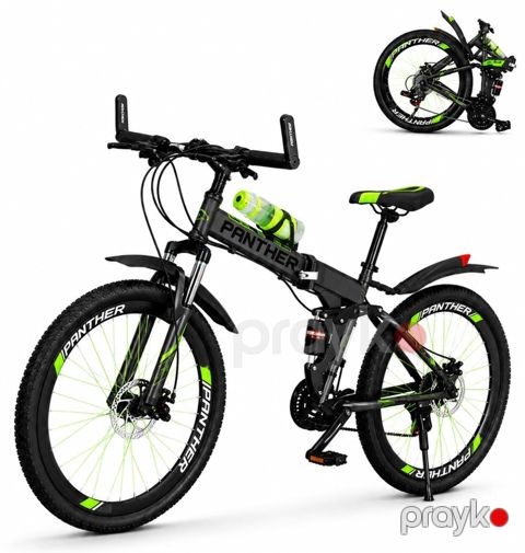 Qatlanan velosiped Panther ABC_24, 24", yaşıl — Bakı