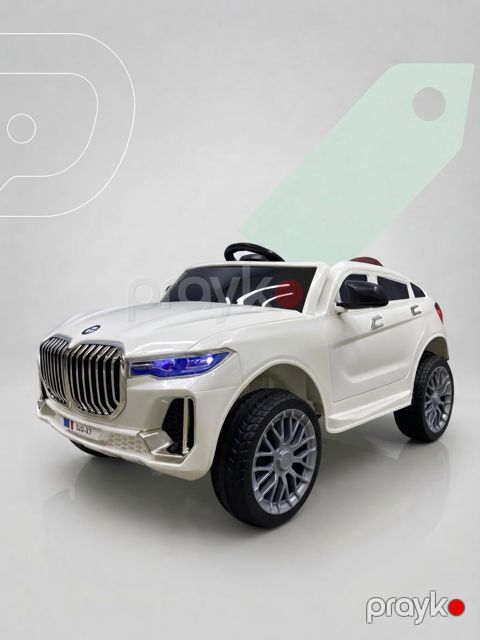 Uşaq elektrik avtomobili X07, ağ, 6 yaşa qədər — Bakı