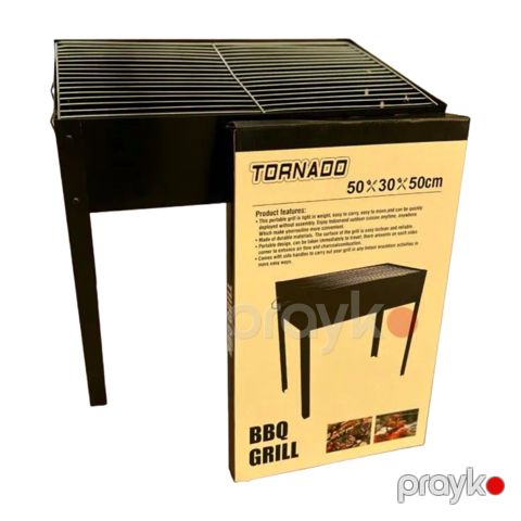 Manqal BBQ Tornado, Qatlama, Metal, Qara — Bakı