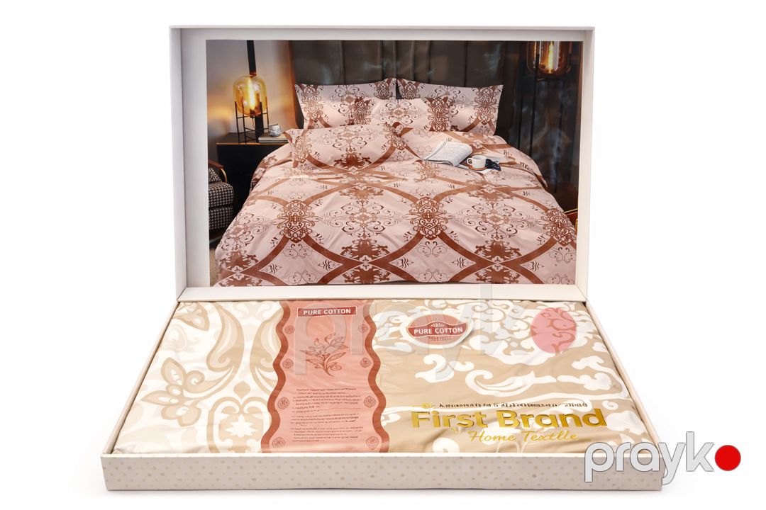 Yataq dəsti First Brand, pambıq, çəhrayı, mələfə 160x220 sm, yorğan üzü 160x220 sm, yastıq üzü 50x70 sm, birnəfərlik — Mallar, Bakı (2)