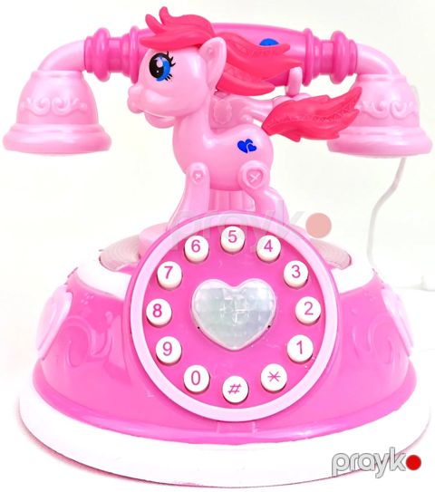 Oyun telefonu 34028653, ABS plastik, 3+ yaş, çəhrayı, 13x13x12 sm — Bakı