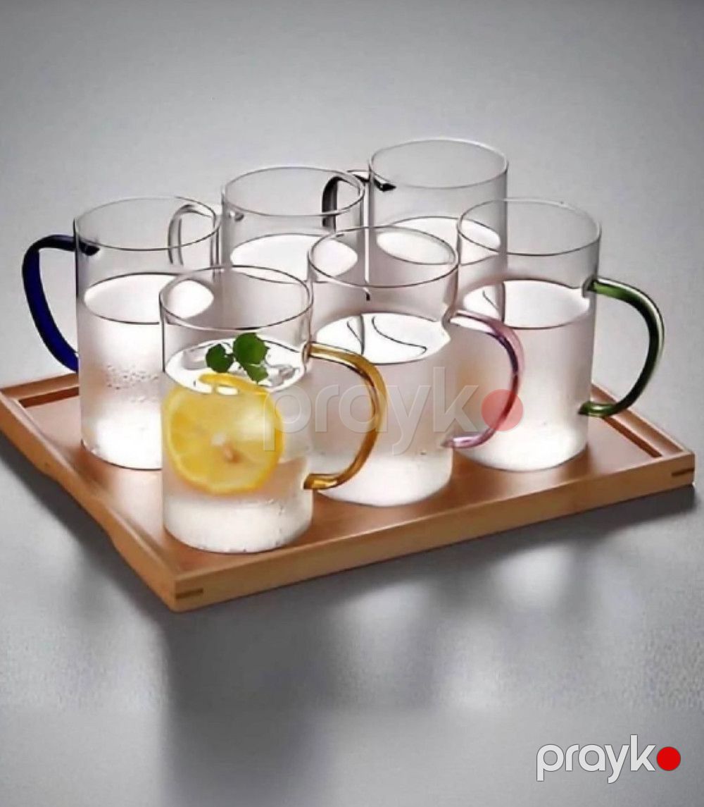 Stəkan dəsti 4849, şəffaf, şüşə, 300 ml, 6 əd — Mallar, Bakı (2)