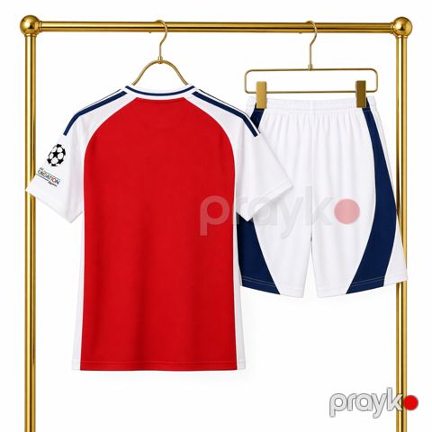 Futbol forması Arsenal, elastan/polyester, ağ/qırmızı, ölçü M — Bakı