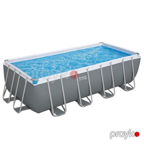 Hovuz Bestway Power Steel 56671, karkas, 488x244x122 sm, tutum 11532 l - 6941607366592 — Bakı