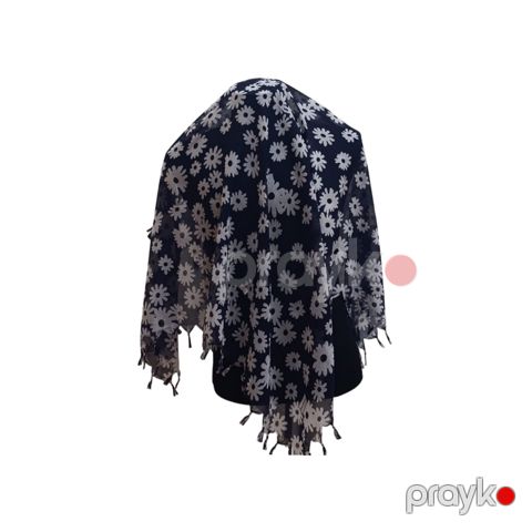 Yaylıq 9620, rəngbərəng, ipək/pambıq, 110х110 sm — Bakı
