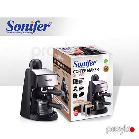Sonifer SF-3534 Espresso və Kapuçino Bişirən Qəhvə Maşını — Bakı
