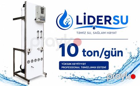 Əks osmos qurğusu Kuzey 10ton/gün — Bakı