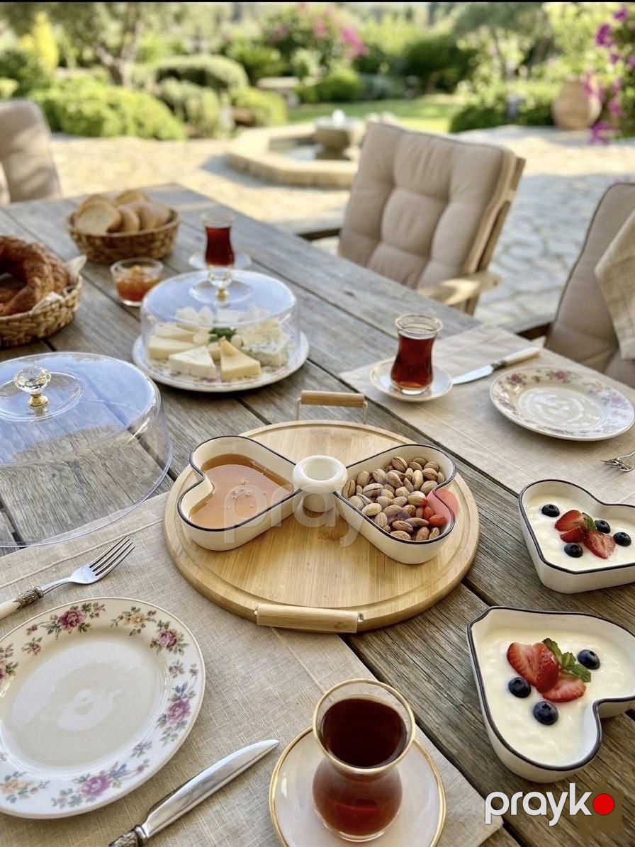 Ürək formalı,4 bölməli,sunumluq, NP17 — Mallar, Bakı (4)