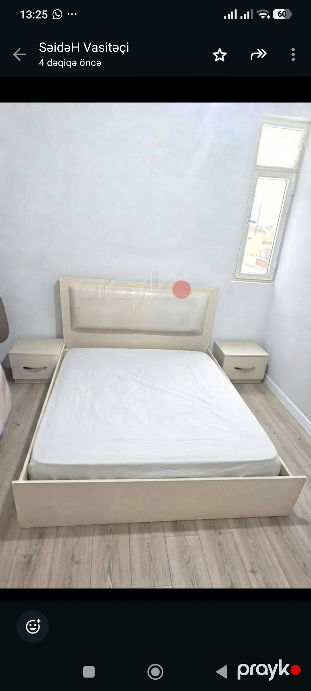 Yataq desti 580 manat.Catdirilma qurasdirilma odenisle. Olcu dolab E — Yataq otağı mobilya dəstləri, Bakı (4)