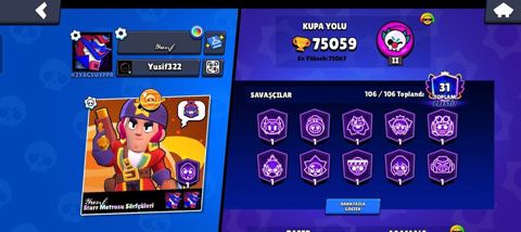 Satılır Brawl Stars Hesabı Bütün karekterler var — Office furniture