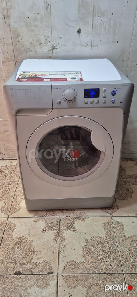 Paltaryuyan maşın Indesit, 7 kq, İşlənmiş, Avtomat, Qurutma var, Ödənişli çatdırılma — Bakı