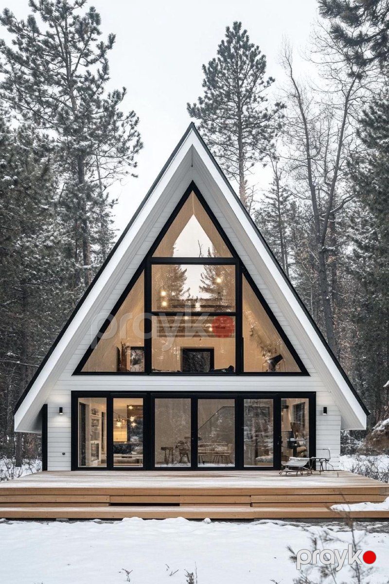 A-Frame evlərin tikintisi — Təmir və inşaat, Bakı (3)