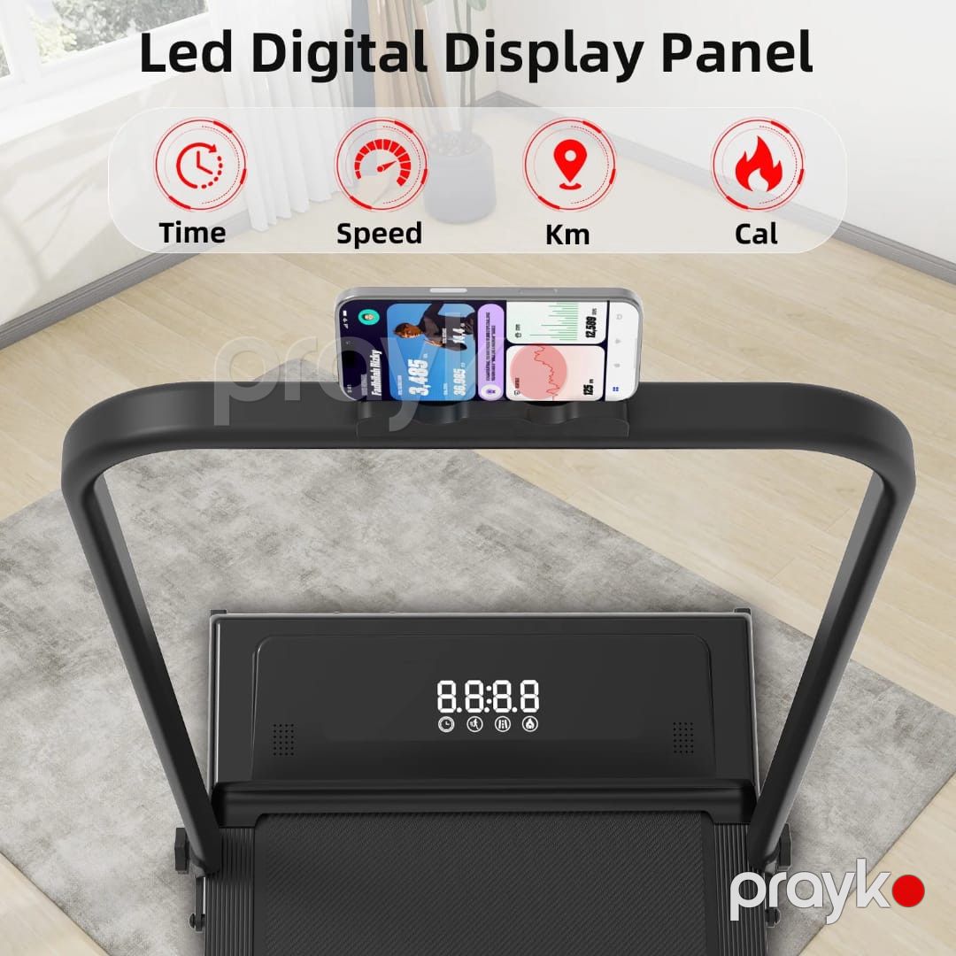 Elektrik qaçış trenajoru, 38x105x39 sm, qara/boz — Mallar, Bakı (3)