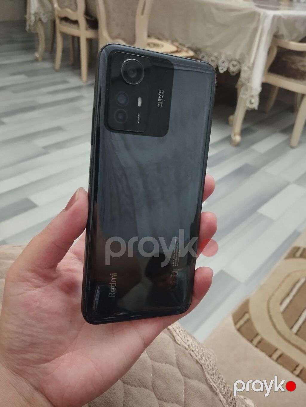 Redmi Note 12, 256 GB, rəng - Qara, Sensor, Barmaq izi, Simsiz şarj — Xiaomi, Saray (2)