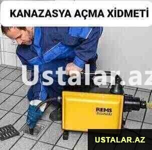 Kanalizasiya temizleme ucuz peşəkar iş 7/4 — Bakı