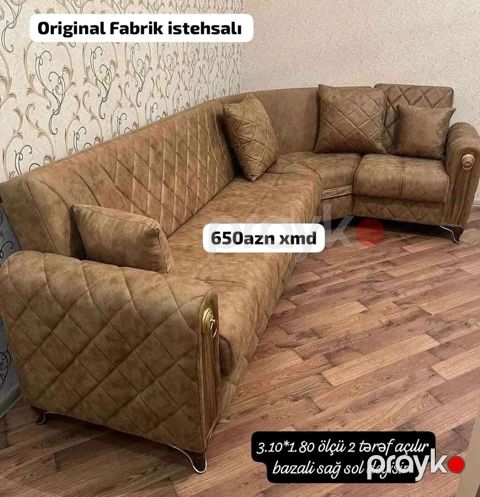 Künc divan, Qonaq otağı üçün, Açılan — Bakı