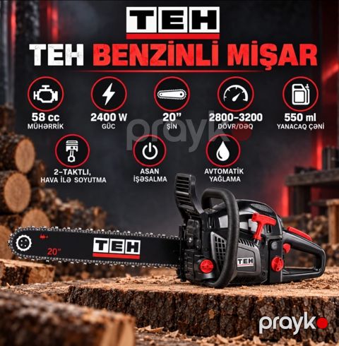Zəncirli mişar TEH TGS5820, 2400 Vt — Bakı