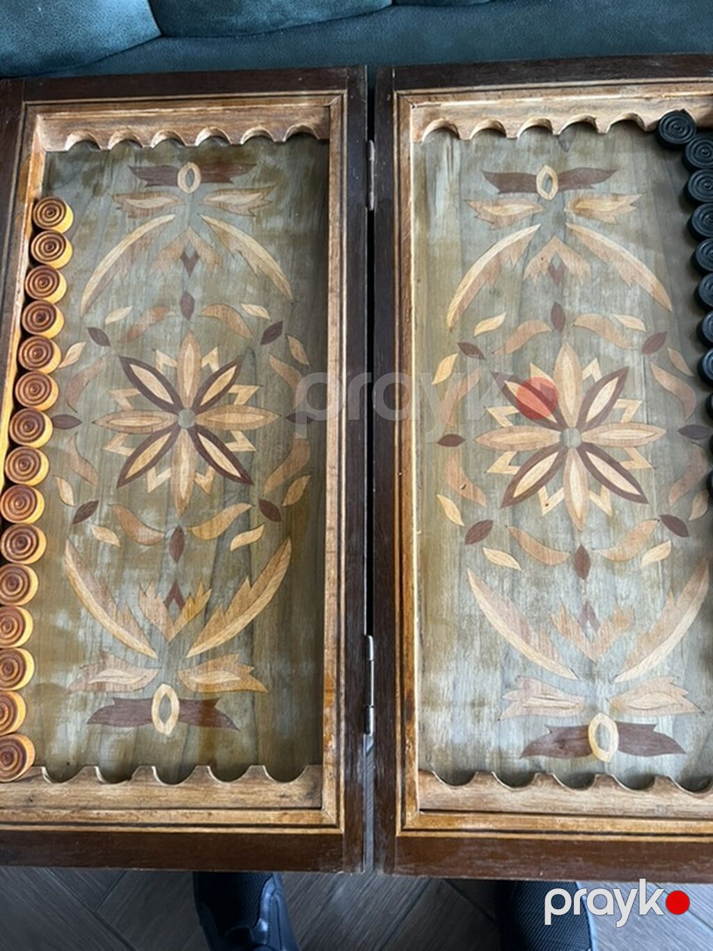 Taxta nərd dəsti - Material: Tamamilə taxtadan hazırlanmış, üstü — Şax, şəkəh, nard, Bakı (2)