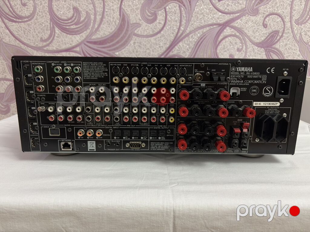 Yamaha RX-V3800 7.1 kanal RMS gücü: 7 140 W — 8 Ohm, 20 Hz–20 — Gücləndiricilər, qəbuledicilər və DAC, Xırdalan (5)