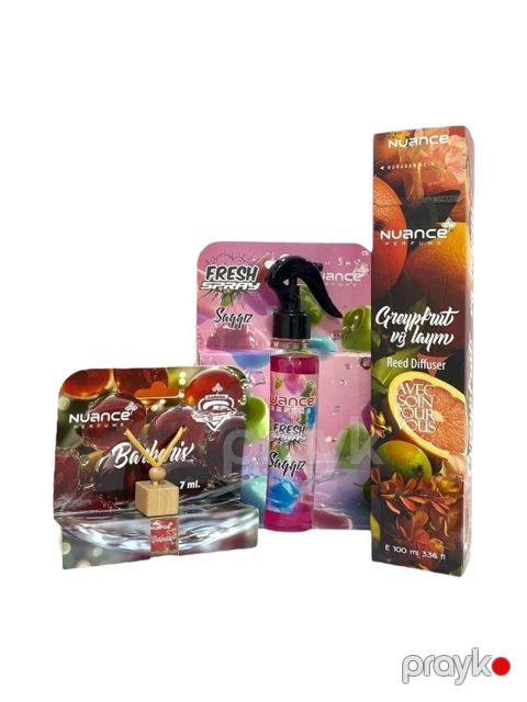Ətirlər, ətir dəstləri Tam hədiyyə dəsti 3-lü - Qreypfrut-Saqqız-Barbaris-2078 — Bakı