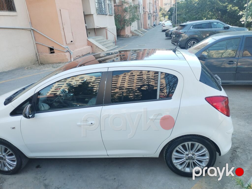 Opel Corsa hatchback – ağ rəng, 5 qapı.2013 il. Motor-1.4 — Avtomobillər, Bakı (6)