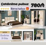 Yataq otağı dəsti – “Altun” modeli Komplekt: - 2 nəfərlik çarpayı - 3 — Aile mebel — Yataq otağı mebel dəstləri