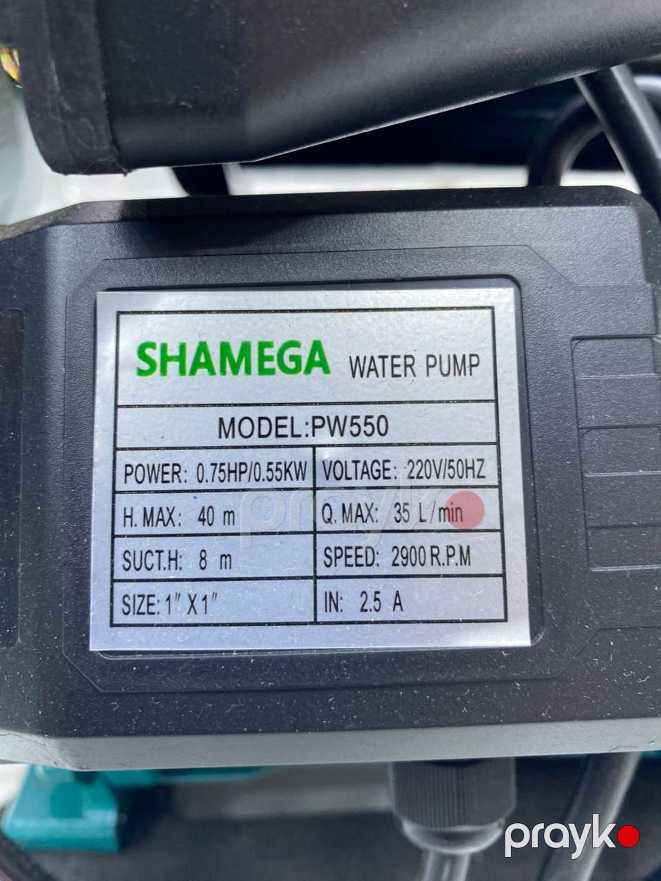 Səthi nasos Shamega, 550 Vt, 40 m, 35 litr/dəq — Mallar, Bakı (3)